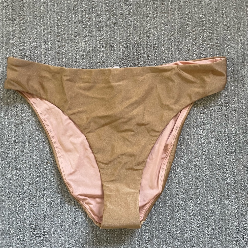 NWT JCREW reversible high waisted bikini bottoms